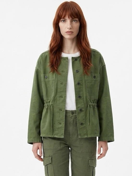 Madewell Jackets & Blazers - Madewell army green utility jacket size small